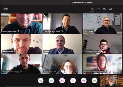 Fraktionsforum online Sicherheit fr Berlin und Ordnung fr Lichtenberg am 16.04.2021