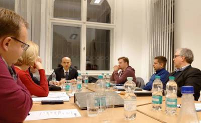 Gespr�ch mit Prof. Zaby, Rektor der HWR am 09.12.2019